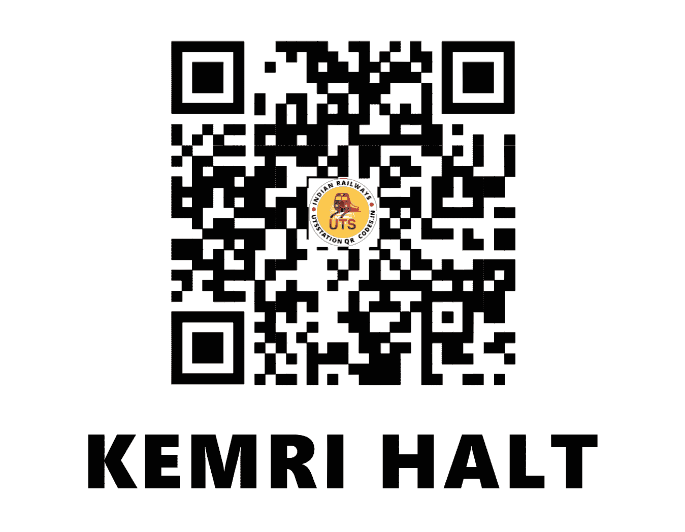 UTS QR Code for KEMRI HALT - KEMR (NE - UTTAR PRADESH)